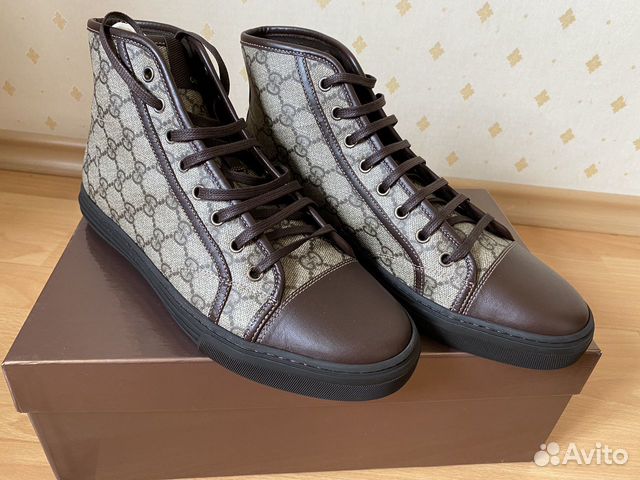 Кеды высокие Gucci оригинал Кеды высокие Gucci оригинал