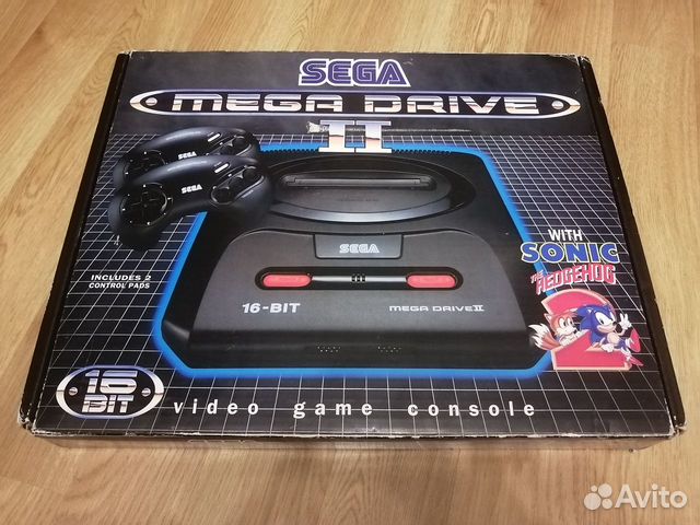 Sega Mega Drive II полный комплект