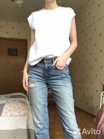 Джинсы синие Cheap Monday Джинсы синие Cheap Monday