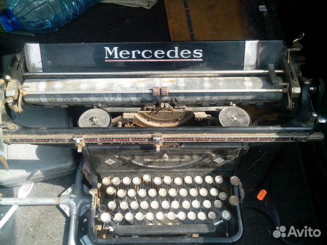 Печатная машинка Mercedes 1927года
