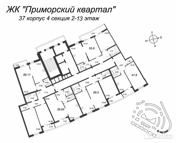 Приморский квартал схема