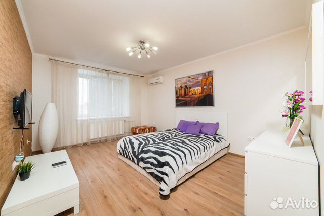 

1-к. квартира, 42 м², 2 кровати