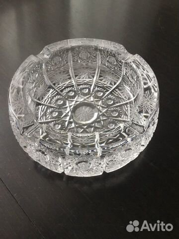 Пепельница хрусталь Чехия