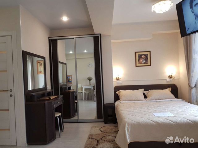 

Квартира-студия, 28 м², 2 кровати