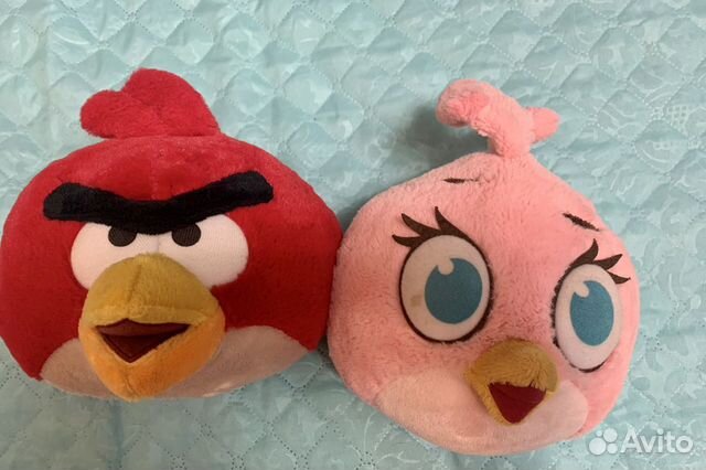 Angry birds игрушки мягкие