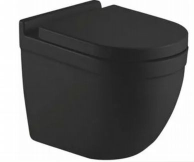 Унитаз черный матовый Ceramalux 2198MB