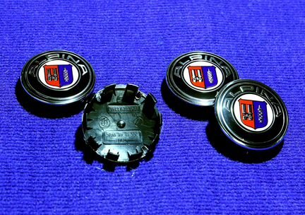 Набор колпачки на диск и эмблемы BMW Alpina