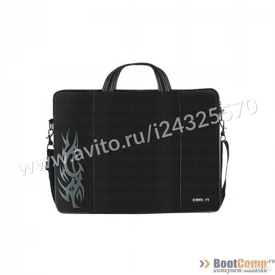 Сумка для ноутбука crown CMB-437 Black 15.6 84012410120 купить 1