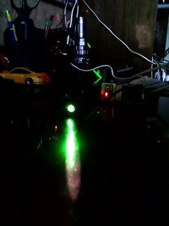 Лазерный излучатель зелёный
