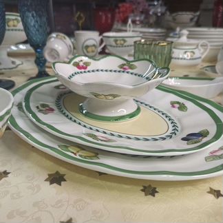Конфетница фрукты в стиле villeroy boch