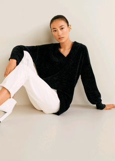 Джемпер из синели Mango