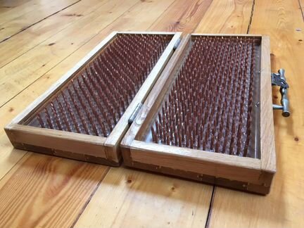 Складные доски садху с медными гвоздями дубовые