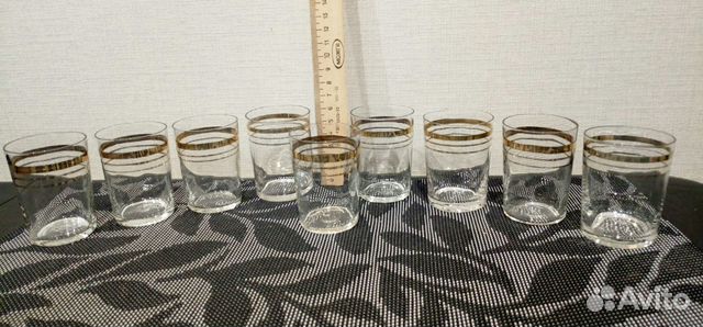 Стопки, рюмки, фужеры, стаканы
