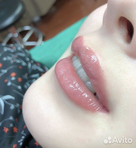 Перманентный макияж брови губы