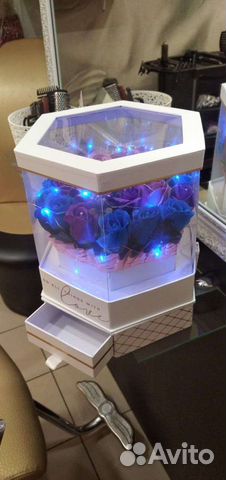 Букет из мыльных роз