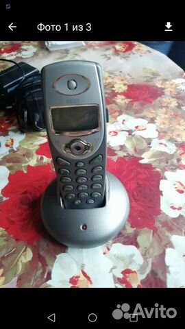 Телефон стационарный в рабочем состоянии