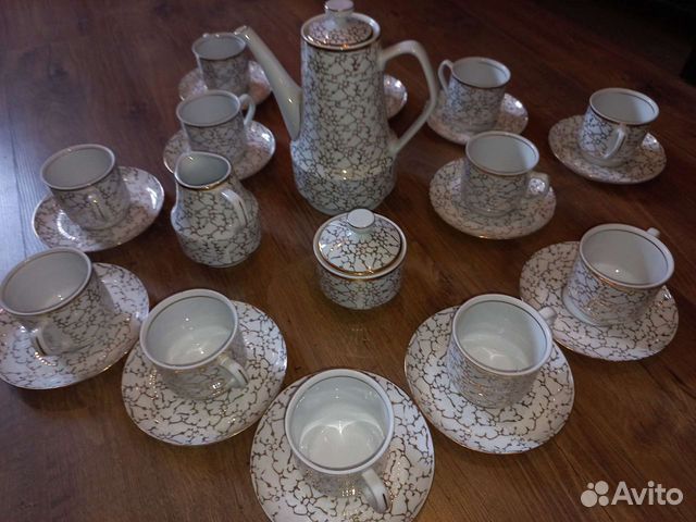 Кофейный Сервиз Chodziez новый на 12 персон СССР