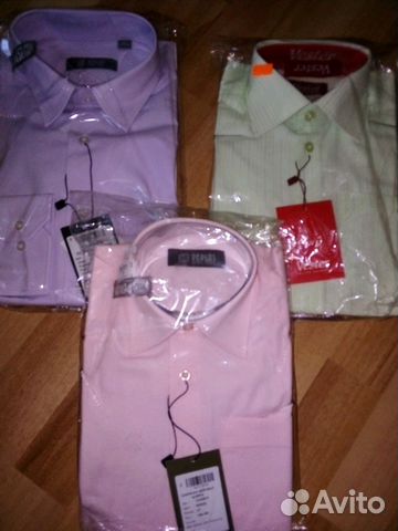 Рубашки 3 шт новые на рост.128и140см170см