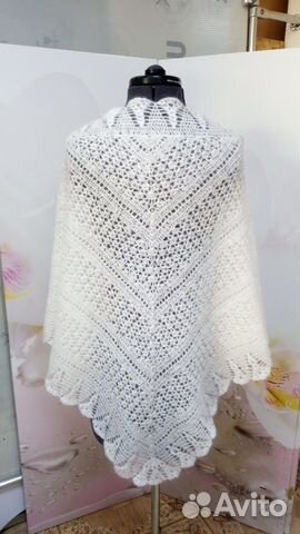 Платок шаль ручная работа