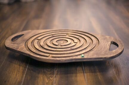 Балансировочная доска, тренажер балансборд Спираль