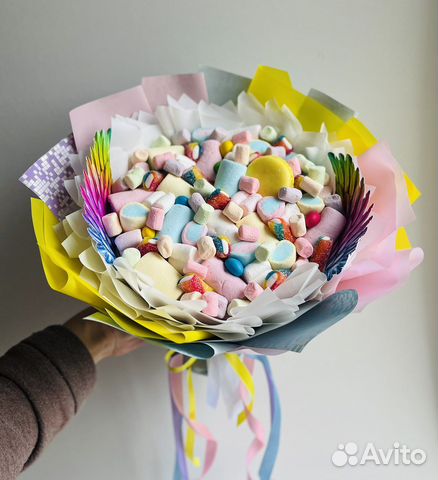 Съедобные букеты, букеты из конфет