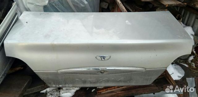 Крышка багажника Daewoo Nexia Нексия цвет серебро