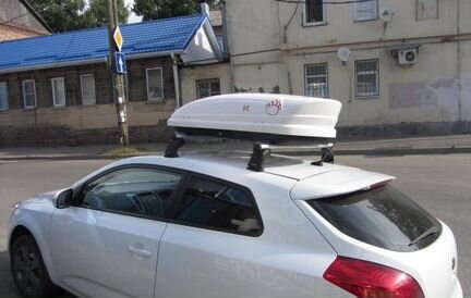 Автобоксы на крышу Ветлан 350 л на Coggiola T-Rex