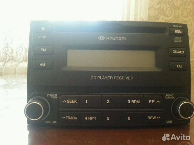 Штатная магнитола на Хендай элантра J4