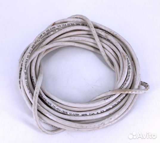 Кабель витая пара 7 метров Hyperline Категория 6