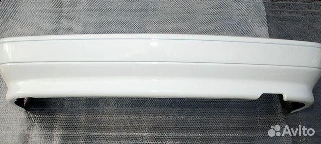 Бампер задний на ваз 2113,2114 цвет белый