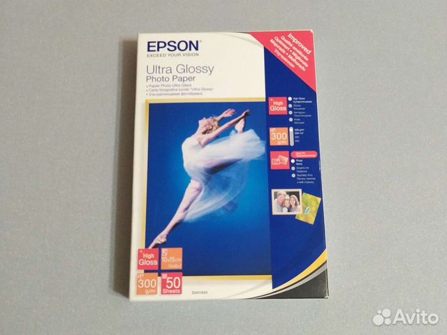 Фотобумага epson glossy