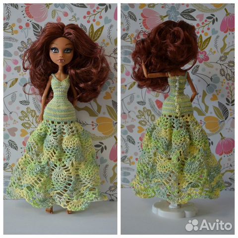 Вязаная одежда для разных кукол