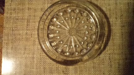 Хрустальная пепельницп