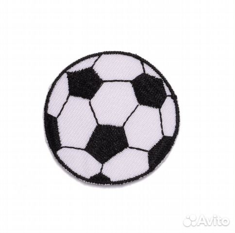 Термонашивка футбольный мяч большой нашивка
