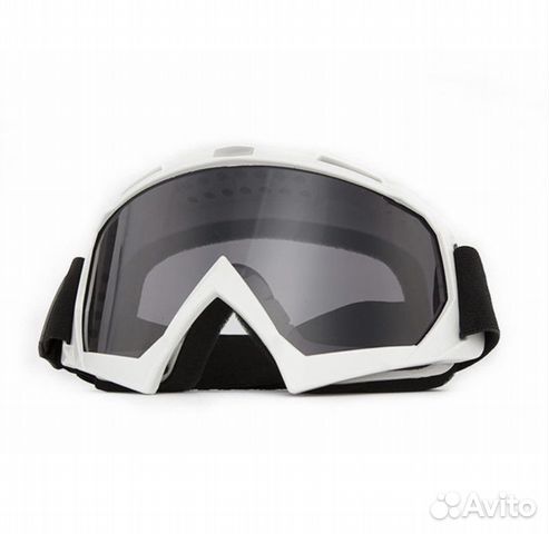 Очки маска горнолыжная uv400 темно серая линза