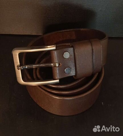 Ремень из натуральной кожи. ручной работы