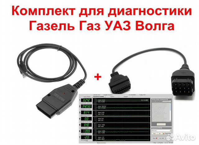 Переходник для диагностики газель