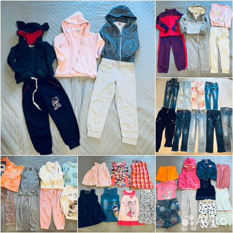 Детская одежда для девочек разных размеров