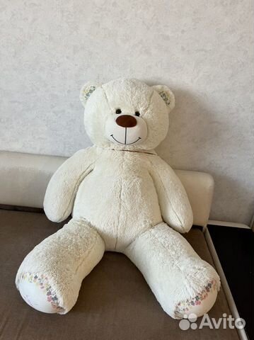 Плюшевый медведь большой мягкий