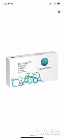 Контактные линзы biomedics 55