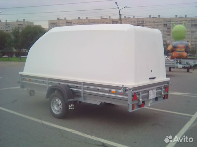 Автоприцеп с крышкой и противоугонн. замком Е