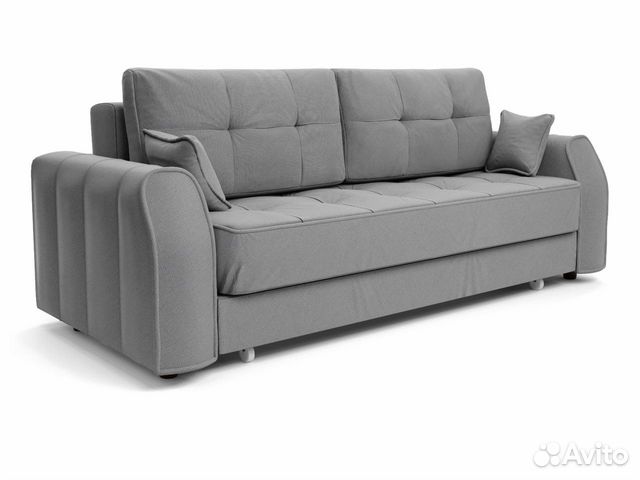 Серый диван еврокнижка