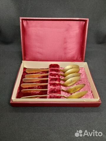 Набор серебряных чайных ложек