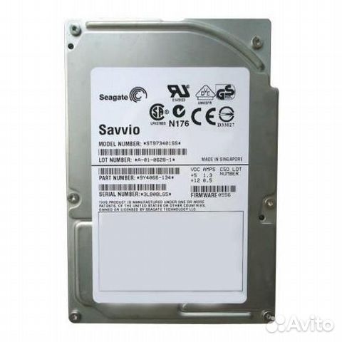 HDD 73.4 Gb SAS Seagate Savvio st973401ss 2.5