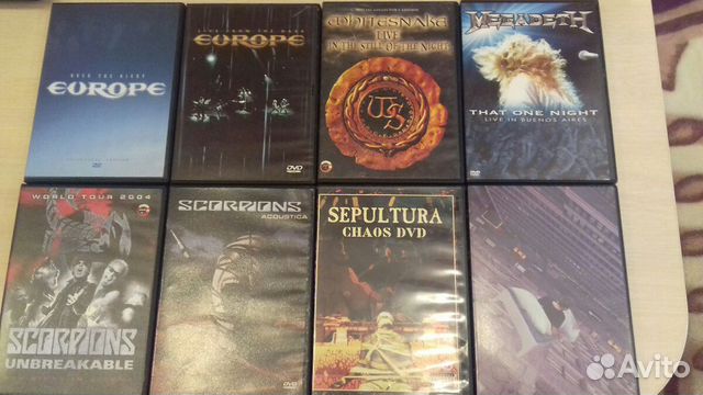 Музыка на DVD металл