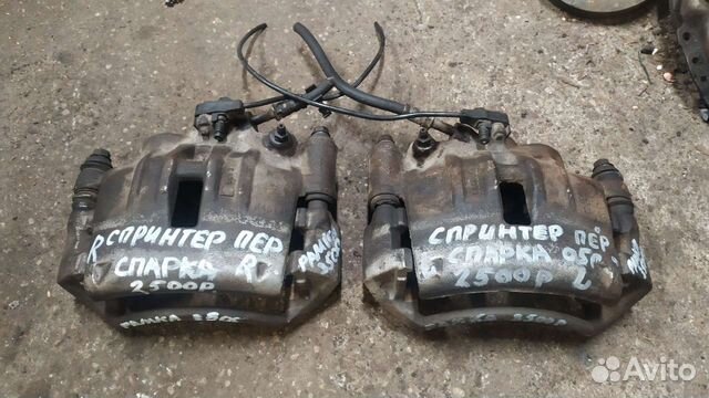 Передние суппорта спарка mercedes sprinter 2005г