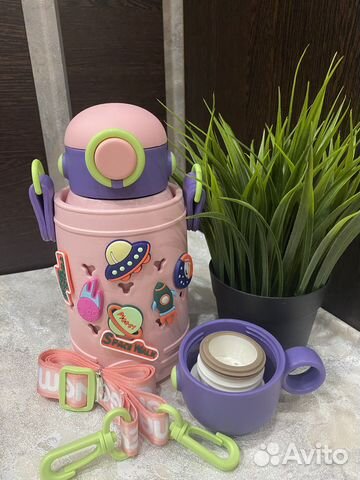 Детский термос с трубочкой. Новый. 500 мл
