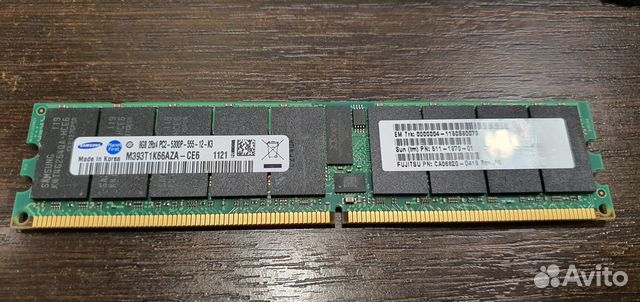 Серверная память 8Gb DDR2-667 PC2-5300P REG ECC