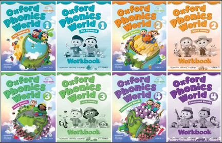 Oxford Phonics World: 1,2,3,4,5 (все уровни)
