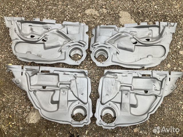 Оригинальная шумоизоляция дверей Mercedes 203